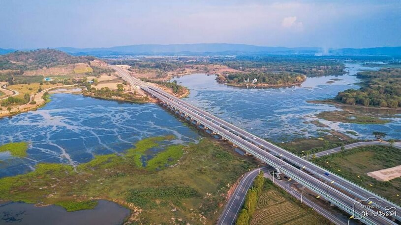 วิ่งฉิว! ถนนตัดใหม่ ทล.1421 สายเชียงราย - อ.ขุนตาล จ.เชียงราย หนุนขนส่ง “ไทย - ลาว – จีน”