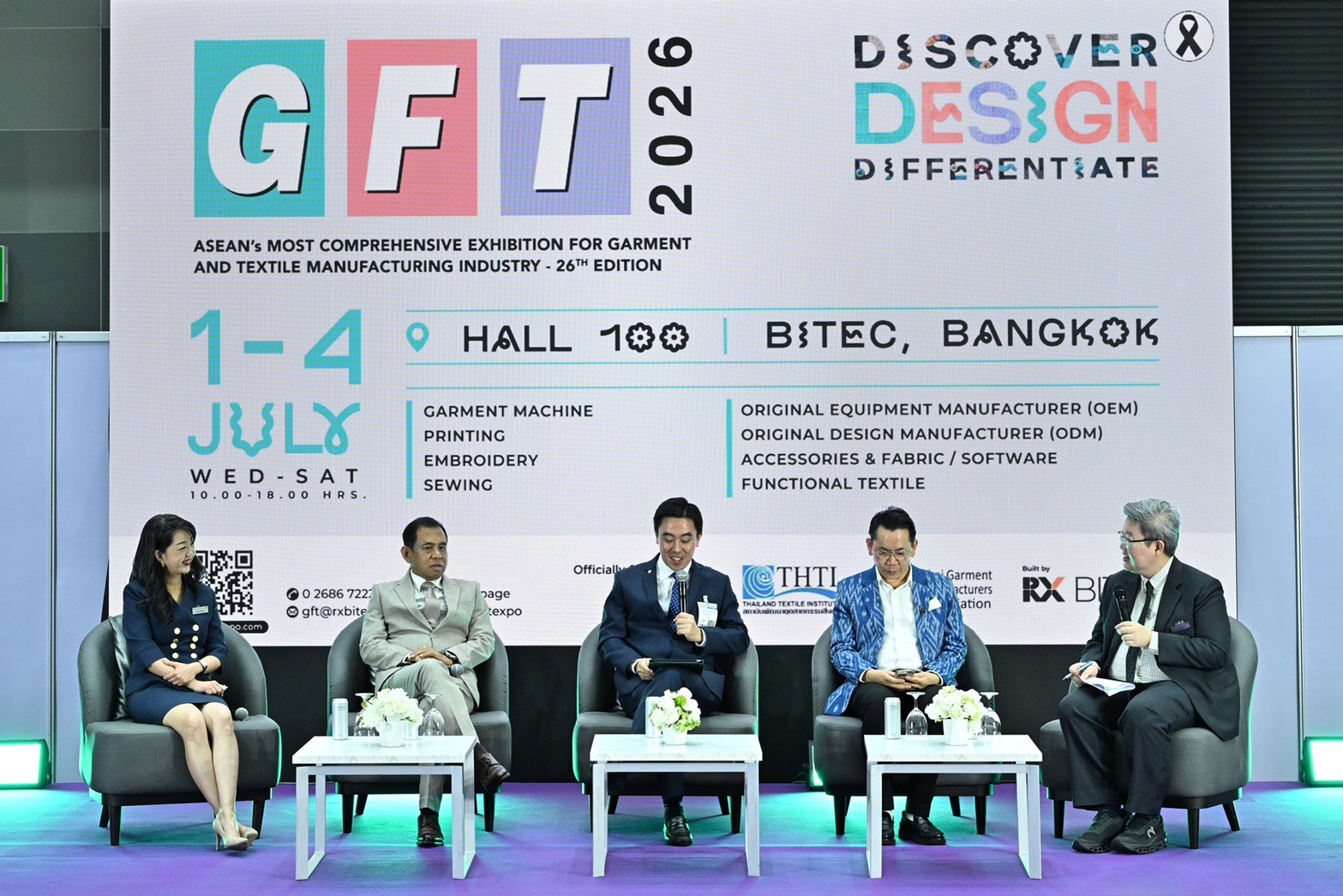 “GFT 2026” เปิดเวทีให้ผู้ประกอบการเครื่องนุ่งห่มสิ่งทอไทย ค้นพบนวัตกรรม ออกแบบอนาคตวงการ สร้างจุดแข็งที่ต่างเพิ่มขีดความสามารถให้ธุรกิจ