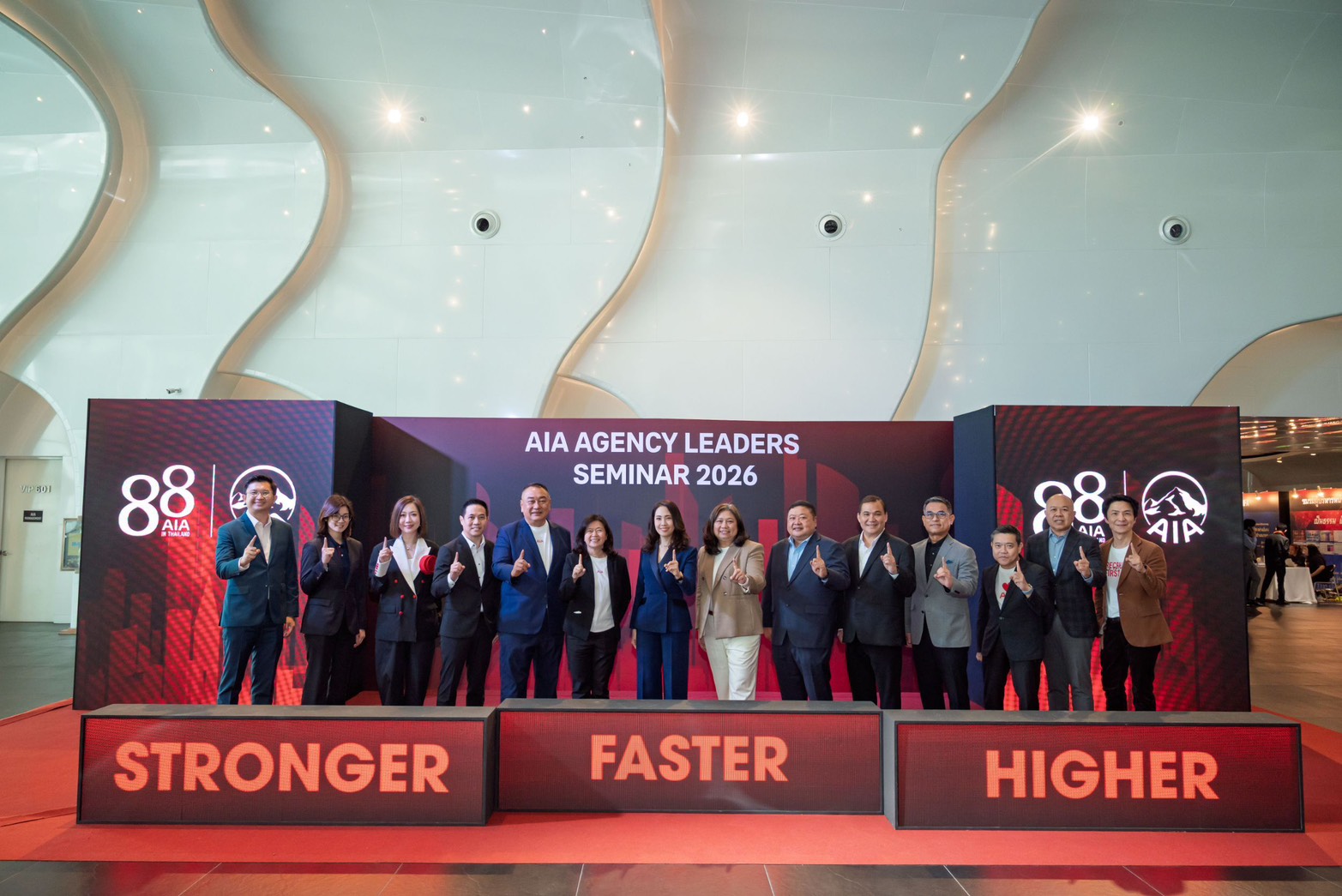 “เอไอเอ” จัดงาน AIA Agency Leaders Seminar 2026 รวมพลังผู้บริหารหน่วยกว่า 3,000 คน ภายใต้แนวคิด “Stronger, Faster, Higher / Lead Your Future” เหนือทุกขีดจำกัด สู่บทบาทผู้นำแห่งอนาคต