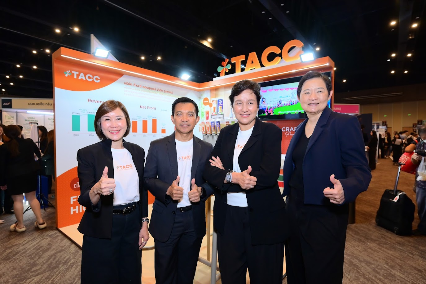 “TACC” นำทัพผู้บริหารโชว์ศักยภาพธุรกิจ-เสิร์ฟเครื่องดื่มโถกดเย็น ในงาน mai FORUM 2026