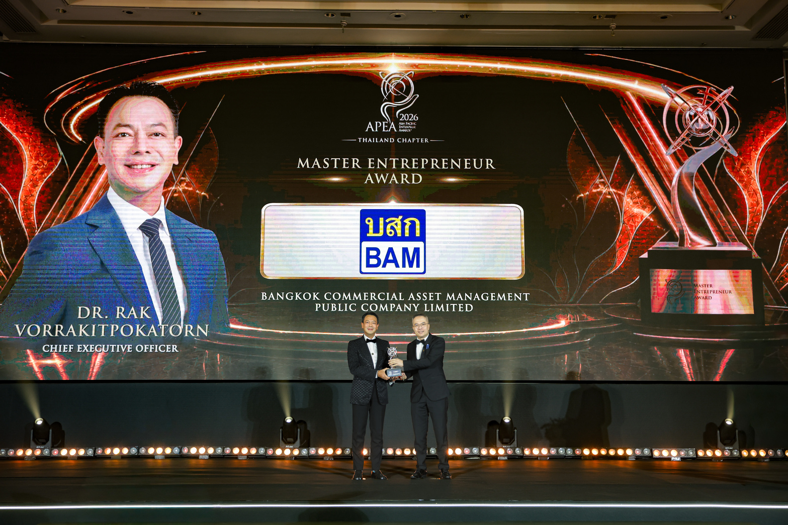 “BAM” สร้างประวัติศาสตร์ คว้า 3 รางวัลใหญ่ระดับเอเชียจากเวที APEA 2026 ตอกย้ำผู้นำองค์กรแห่งความไว้วางใจ ขับเคลื่อนด้วยธรรมาภิบาล สู่การเติบโตอย่างยั่งยืน